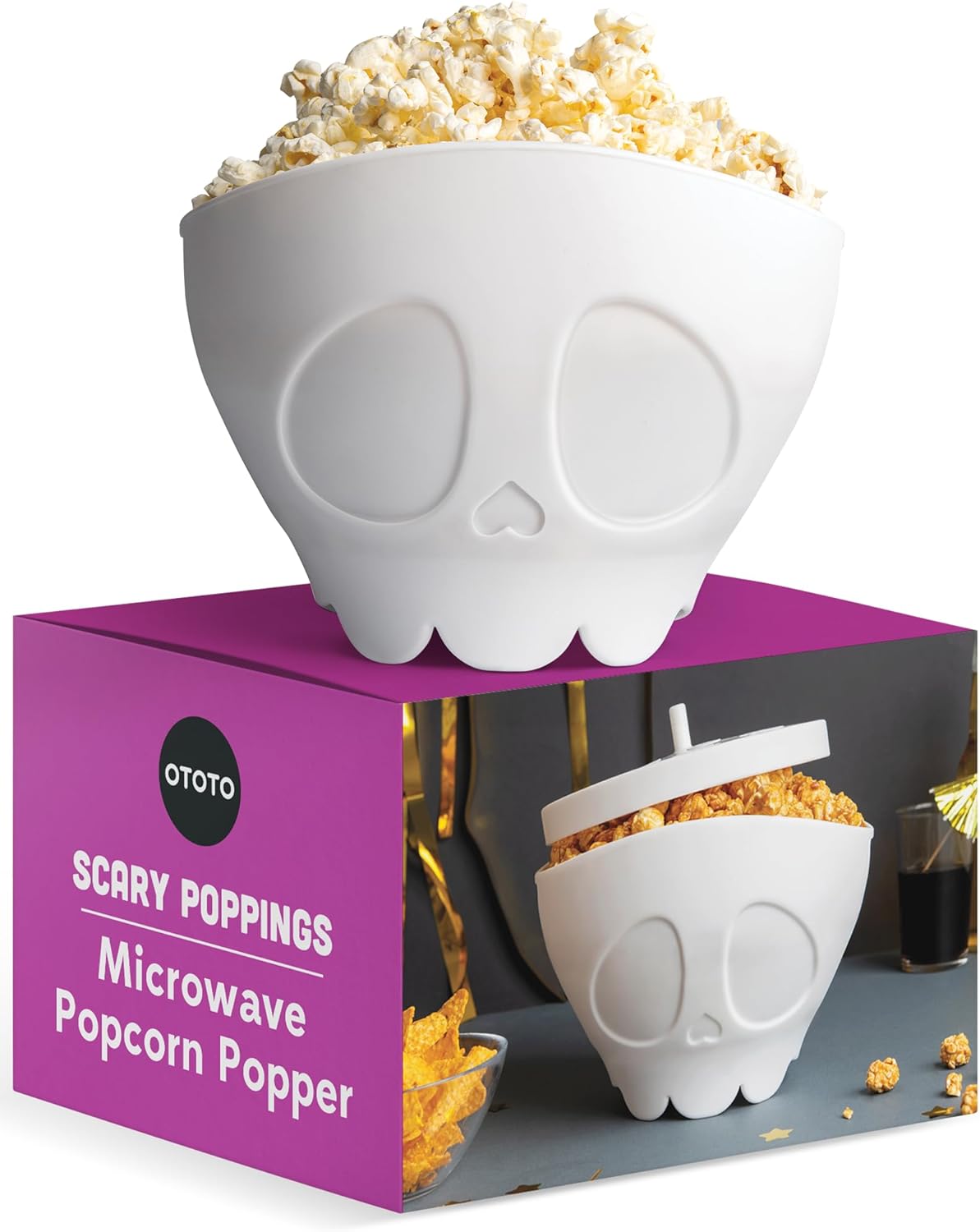 Scary Poppings Microwave Popcorn Popper by OTOTO