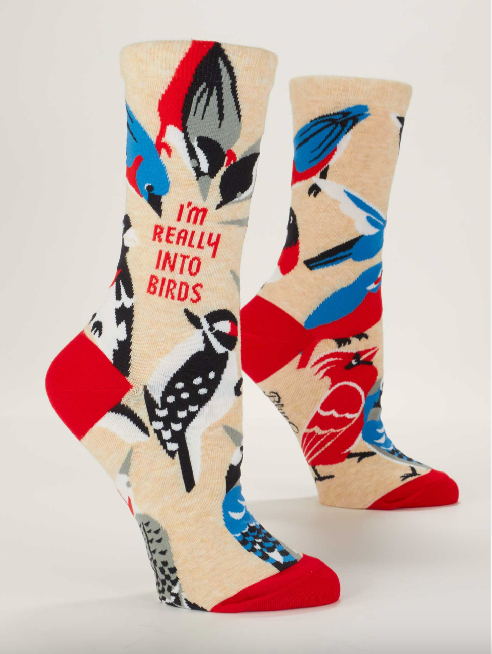 Really Into Birds Crew Socks Women's Socks by BlueQ