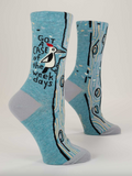 Case Of The Weekdays Crew Socks Women's BlueQ