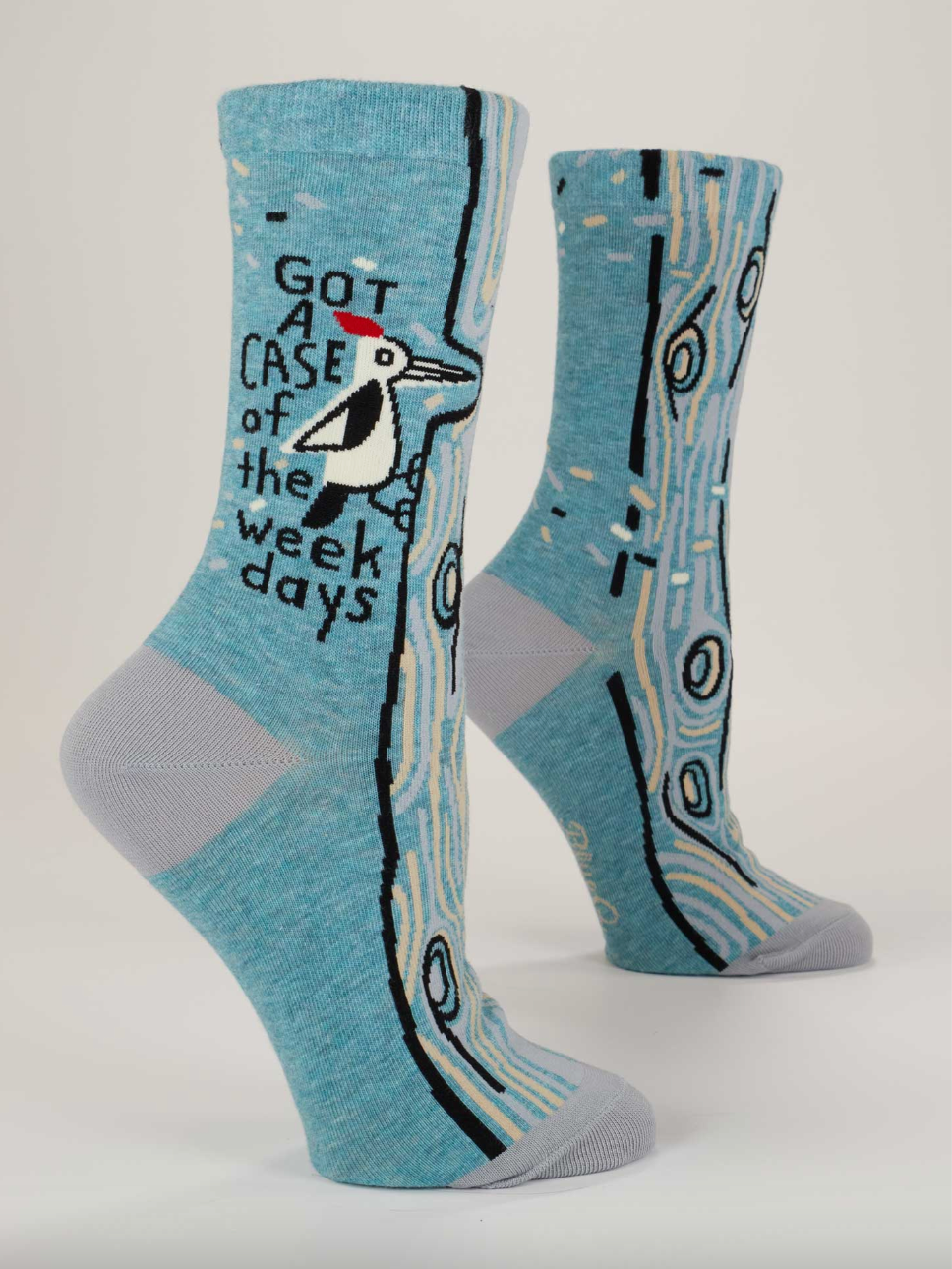 Case Of The Weekdays Crew Socks Women's BlueQ