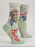 Boss Kitty Crew Socks Women's BlueQ Socks