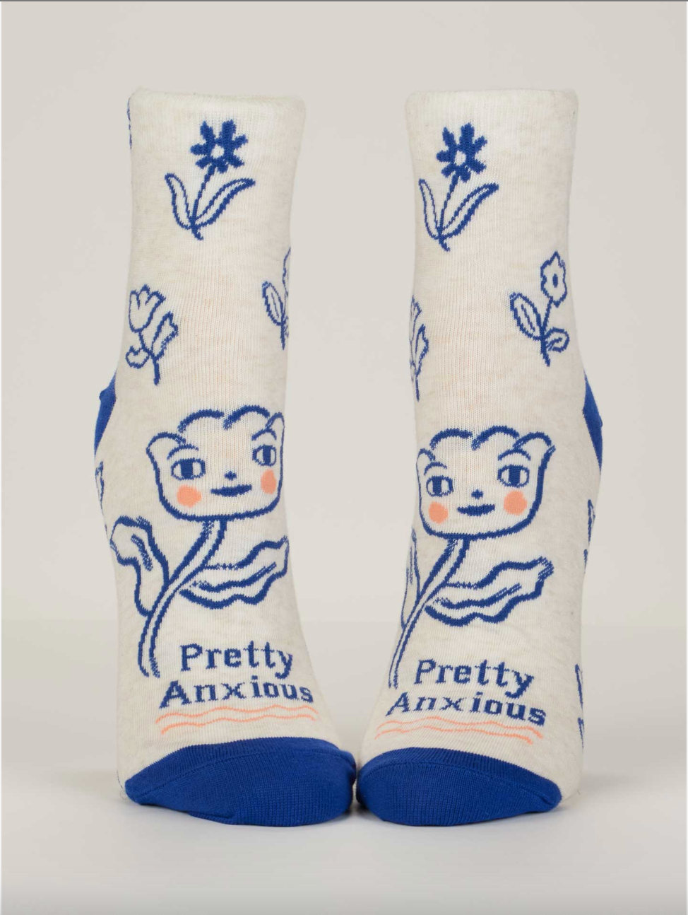 Pretty Anxious Ankle Socks Women's Socks by BlueQ
