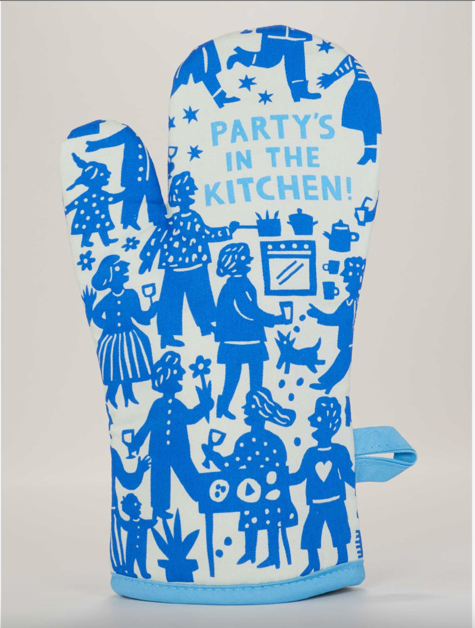Party In The Kitchen Oven Mitt Oven Mitt by BlueQ