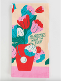 Menopause Dish Towel BlueQ Funny Kitchen Towel