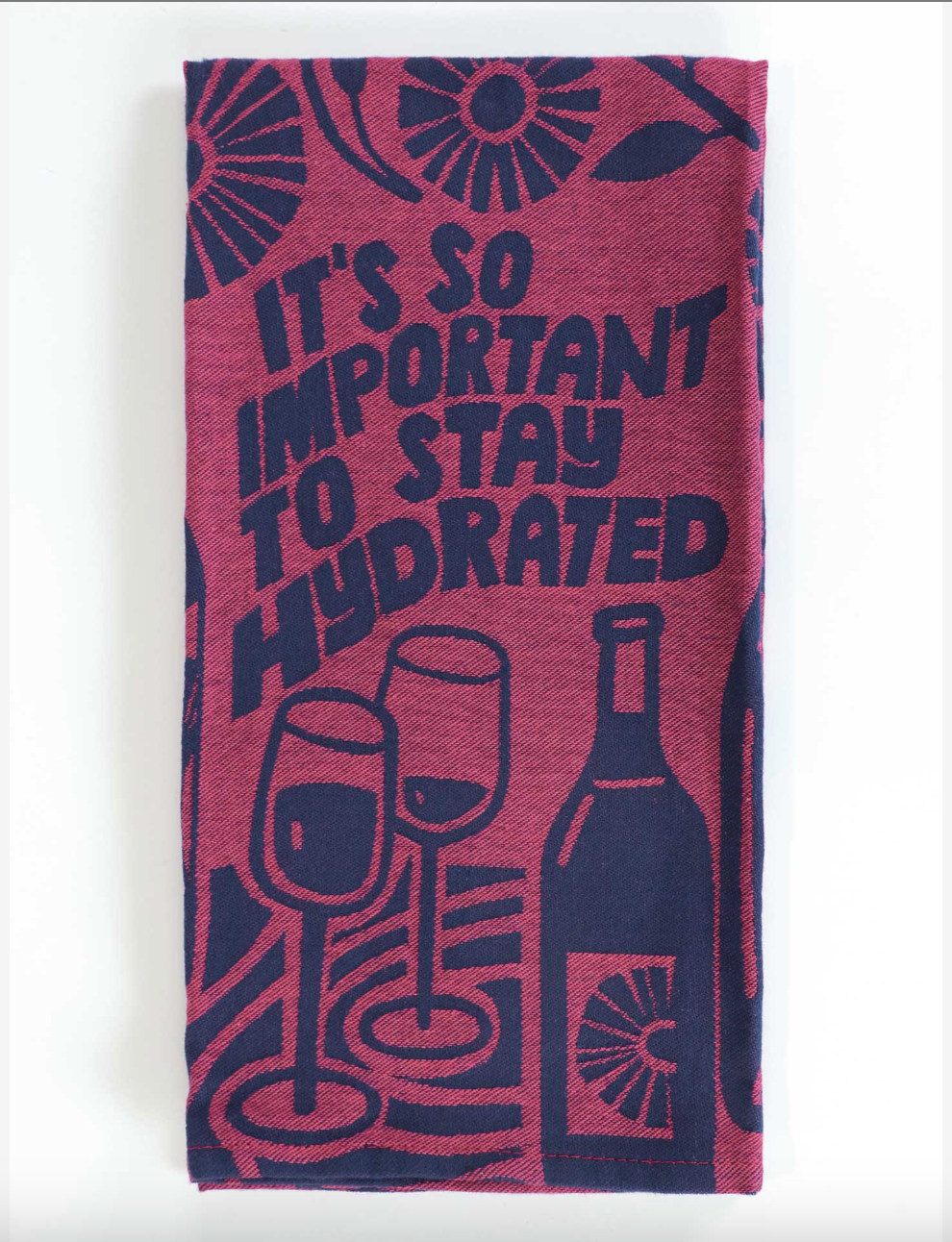 Stay Hydrated Dish Towel by BlueQ