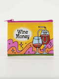 Wine Money Coin Purse BlueQ