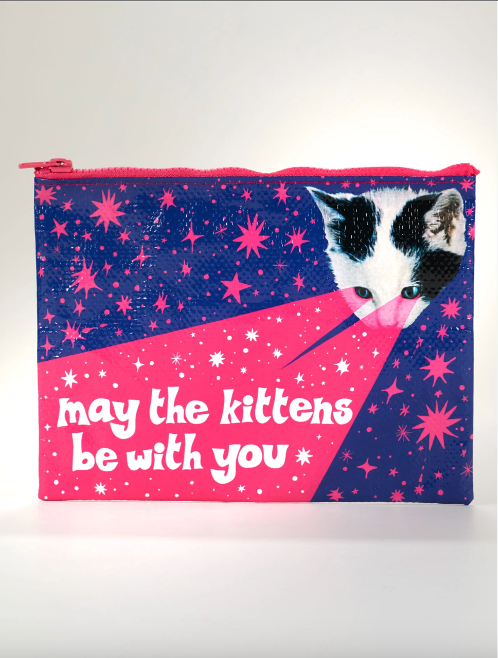Kittens BeWith You Zipper Pouch BlueQ