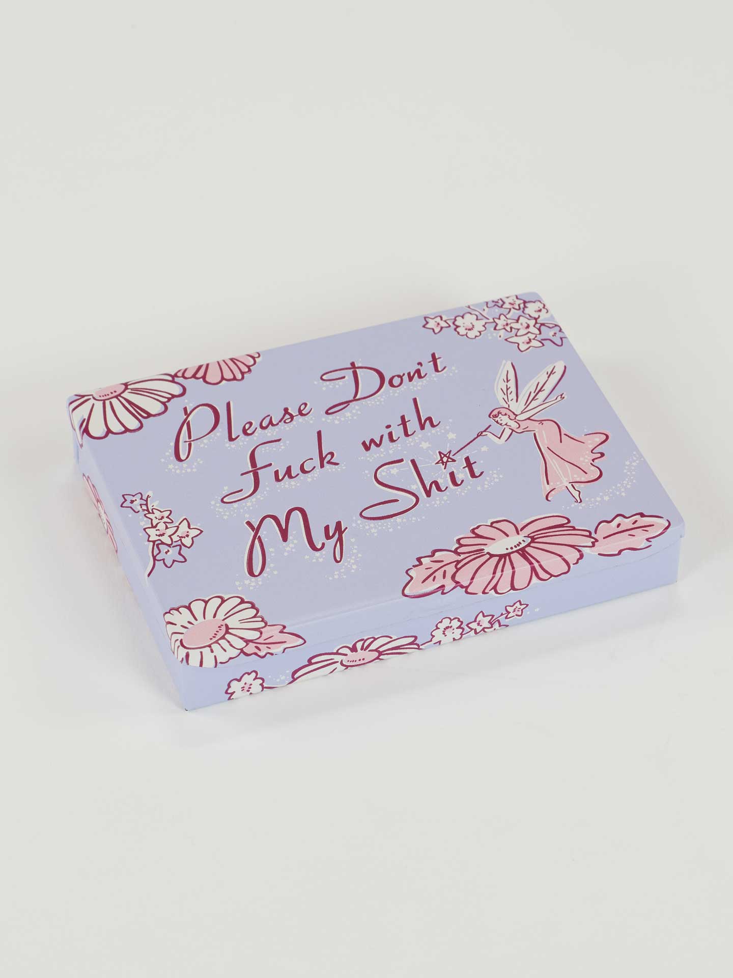 Please Don't Fu*k With My Shit Pocket Box Tin – BlueQ