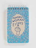 Angry Woman Essays - Spiral Notebook by Blue Q