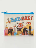 Bugs Rule - Coin Purse BlueQ