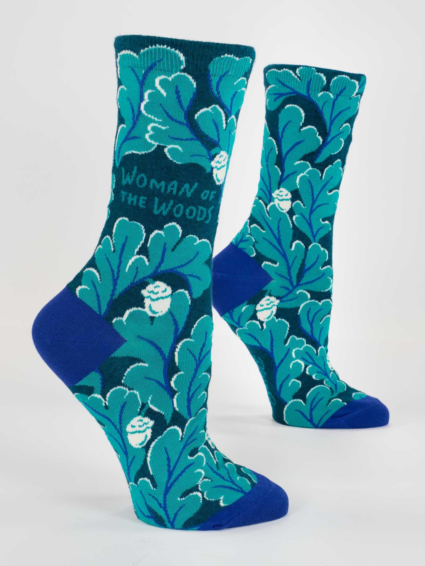 Woman Of The Woods Women's Crew Socks BlueQ