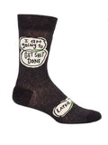 Blue Q Get Shit Done, Later - Men's Crew Socks - BlueQ Quirksy gifts australia