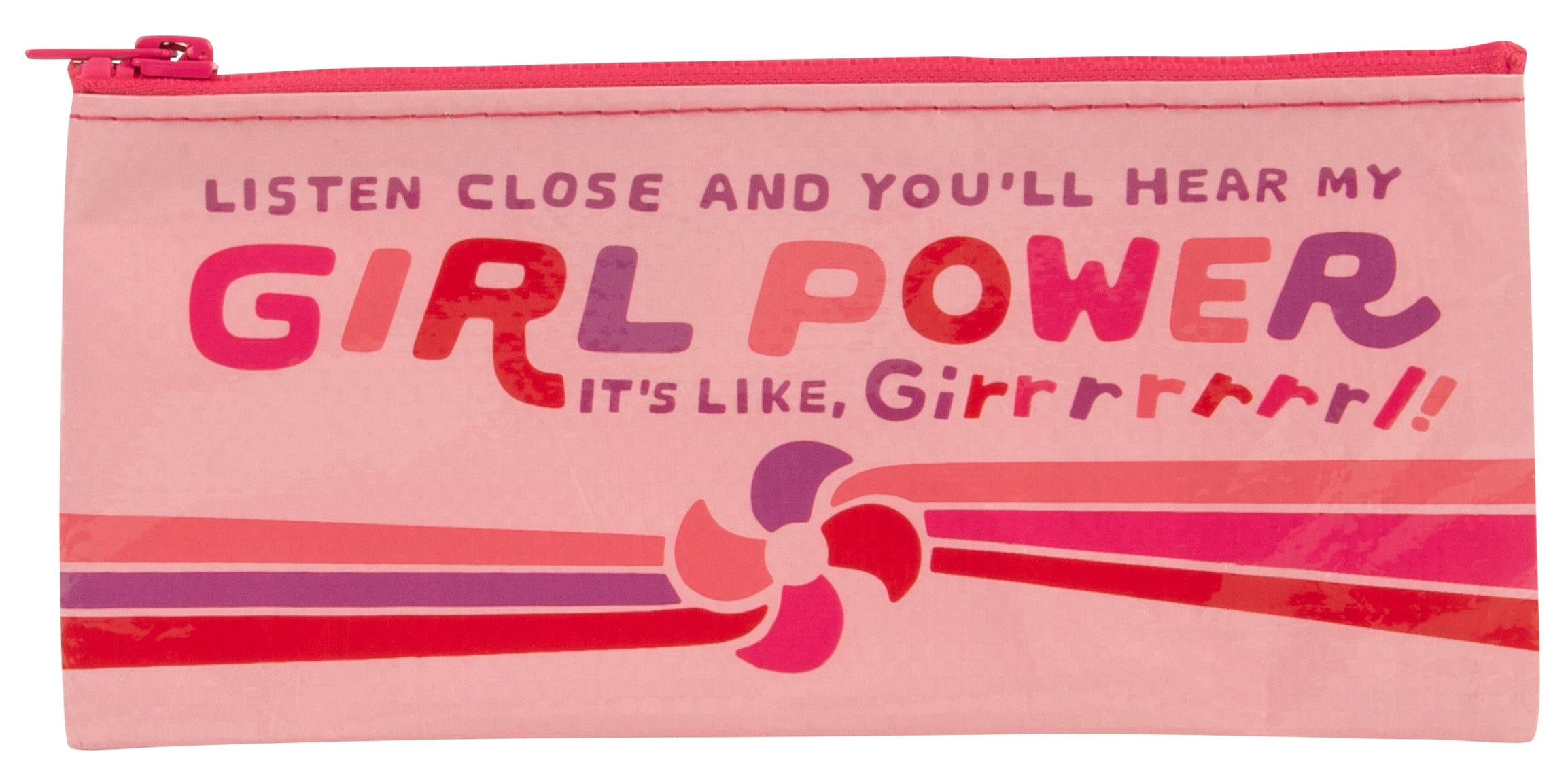 Blue Q Hear My Girl Power Pencil Case Quirksy gifts australia