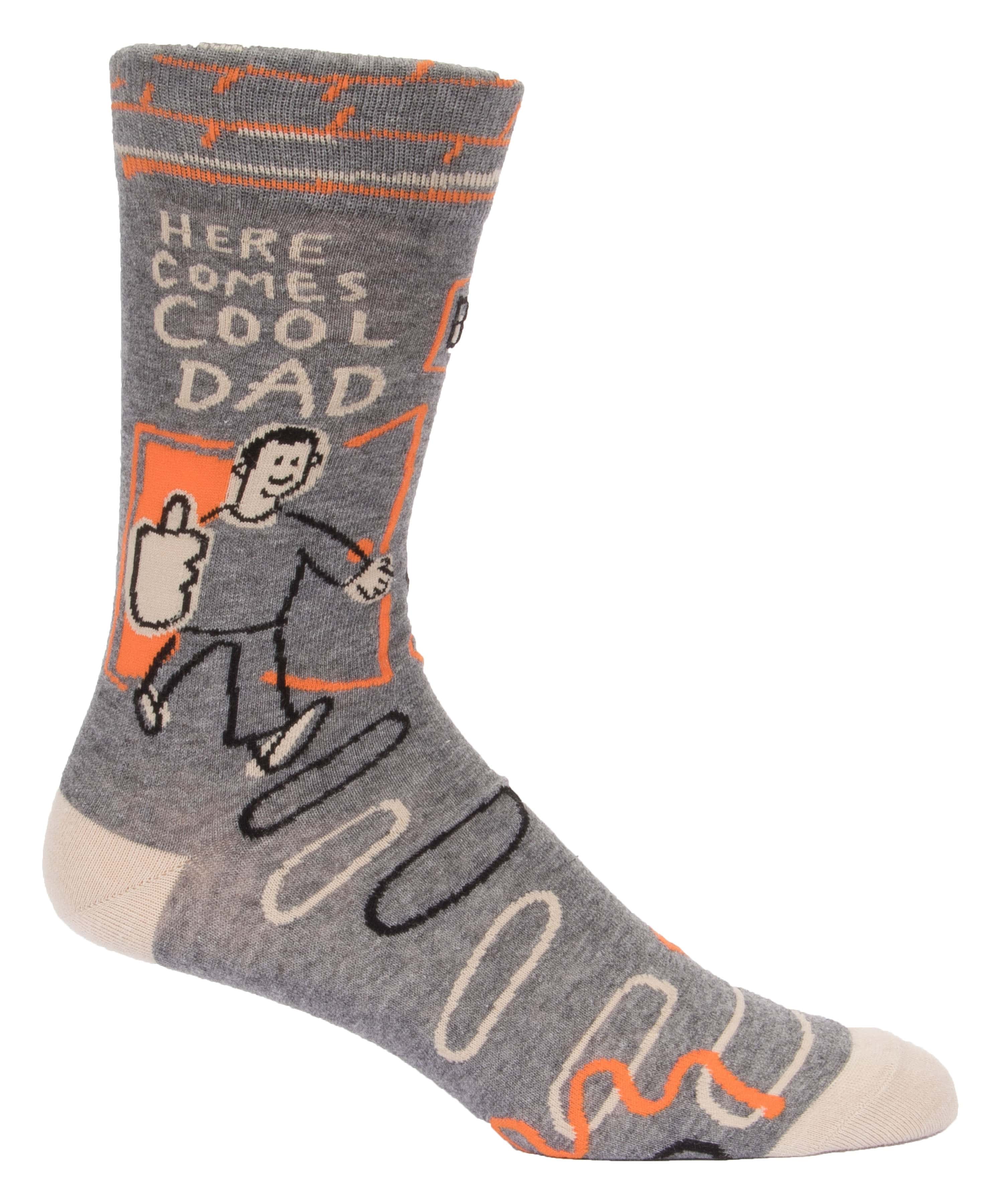 Blue Q Here Comes Cool Dad - Men's Crew Socks - BlueQ Quirksy gifts australia