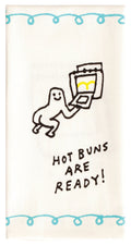 Blue Q Hot Buns Are Ready Tea Towel Quirksy gifts australia