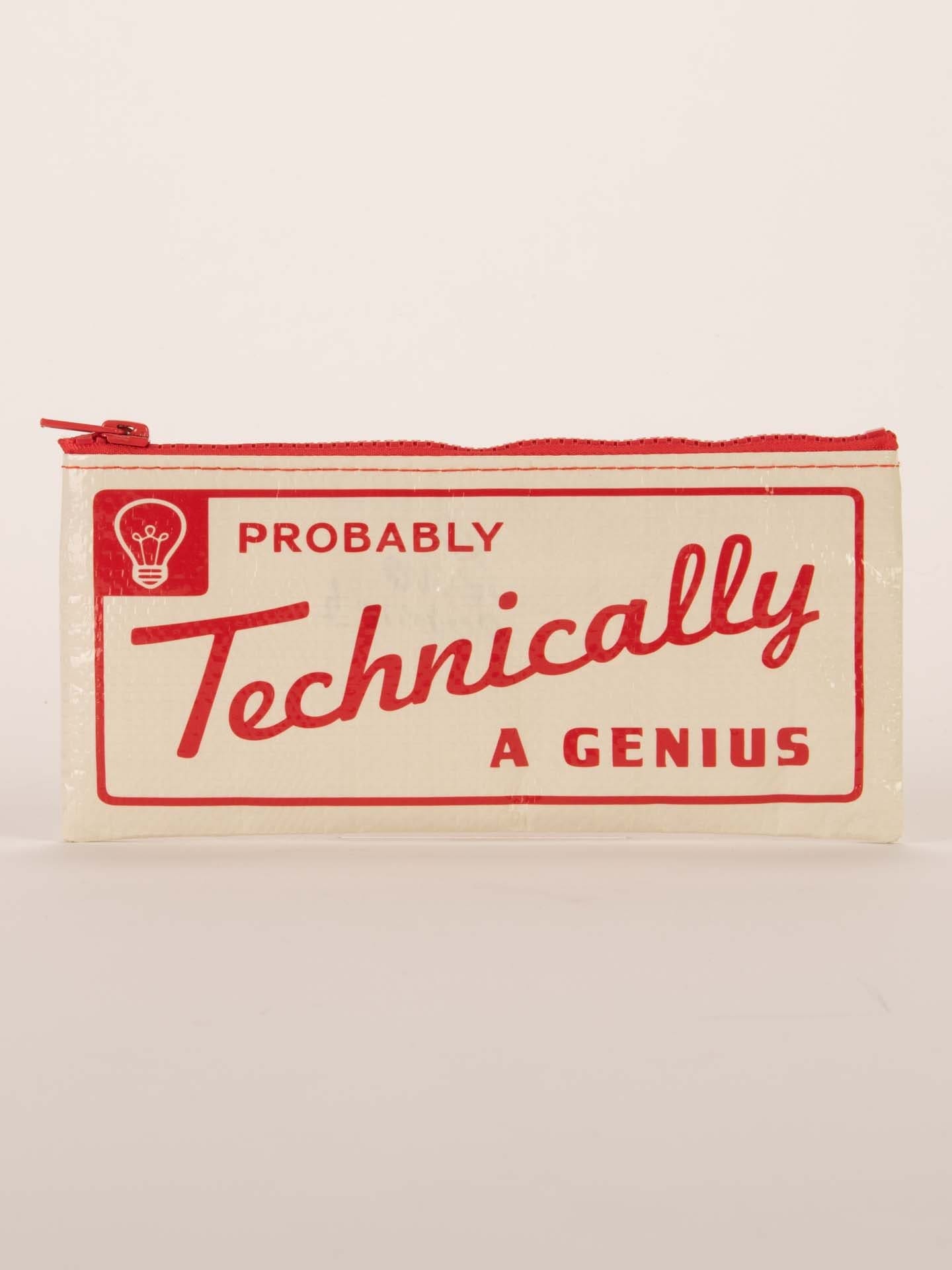 Blue Q Probably a Genius Pencil Case - BlueQ Quirksy gifts australia