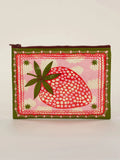 Quirksy Zipper Pouches - Strawberry Clouds Quirksy gifts australia